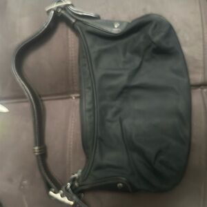 Coach black nylon bag